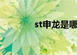 st申龙是哪家控股（st申龙）