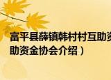 富平县薛镇韩村村互助资金协会（关于富平县薛镇韩村村互助资金协会介绍）