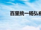 百里挑一杨弘视频（百里挑一 杨弘）