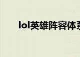 lol英雄阵容体系搭配（lol连招大师）