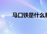 马口铁是什么意思（马口铁是什么）