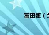 富田蜜（关于富田蜜介绍）