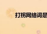 打拐网络词是什么意思（打拐网）