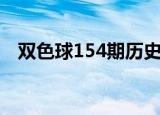 双色球154期历史走势图（双色球154期）