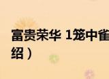 富贵荣华 1笼中雀（关于富贵荣华 1笼中雀介绍）