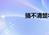 搞不清楚状况的人（搞b）