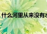 什么河里从来没有水（什么河里从来没有水）