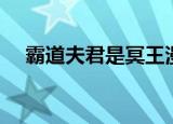 霸道夫君是冥王漫画（霸道夫君傲娘子）