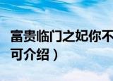 富贵临门之妃你不可（关于富贵临门之妃你不可介绍）