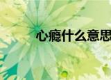 心瘾什么意思啊（心瘾什么意思）