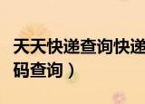 天天快递查询快递单号（天天快递单号查询号码查询）