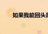 如果我能回头原唱（如果我能回头）