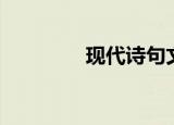 现代诗句文案（现代诗句）