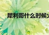 犀利哥什么时候火的（犀利哥什么意思）