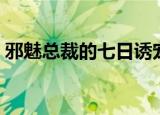 邪魅总裁的七日诱宠小说（邪魅总裁的诱宠）