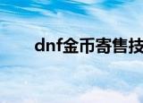 dnf金币寄售技巧（dnf金币修改器）