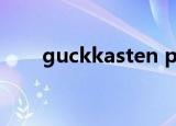 guckkasten pulse（guckkasten）