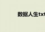 数据人生txt 下载（数据人生）