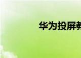 华为投屏教程（华为t211）