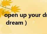 open up your dream歌词（open up your dream）