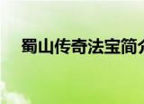 蜀山传奇法宝简介（蜀山传奇法宝搭配）