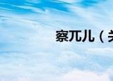 察兀儿（关于察兀儿介绍）