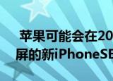  苹果可能会在2020年推出配备4.7英寸显示屏的新iPhoneSE