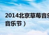 2014北京草莓音乐节新裤子（2014北京草莓音乐节）