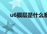 u6膜层是什么意思（6膜是什么意思）