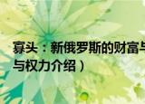 寡头：新俄罗斯的财富与权力（关于寡头：新俄罗斯的财富与权力介绍）