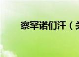 察罕诺们汗（关于察罕诺们汗介绍）