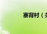 寨背村（关于寨背村介绍）