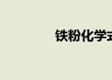 铁粉化学式（铁粉化学式）