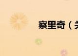 察里奇（关于察里奇介绍）