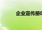 企业宣传册印刷（企业宣传册）