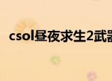 csol昼夜求生2武器选择（csol昼夜求生2）