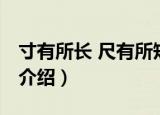 寸有所长 尺有所短（关于寸有所长 尺有所短介绍）