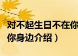 对不起生日不在你身边（关于对不起生日不在你身边介绍）