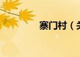 寨门村（关于寨门村介绍）
