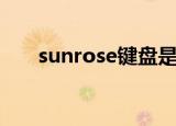 sunrose键盘是什么牌子（sunrose）