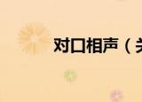 对口相声（关于对口相声介绍）