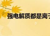 强电解质都是离子化合物吗（强电解质）