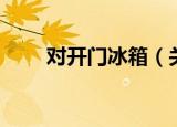 对开门冰箱（关于对开门冰箱介绍）