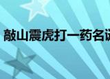 敲山震虎打一药名谜语（敲山震虎打一药名）