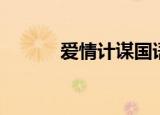 爱情计谋国语版（爱情计划书）