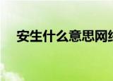 安生什么意思网络用语（安生什么意思）
