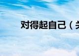 对得起自己（关于对得起自己介绍）