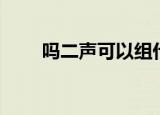 吗二声可以组什么词（吗二声组词）