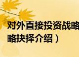 对外直接投资战略抉择（关于对外直接投资战略抉择介绍）