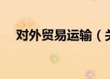 对外贸易运输（关于对外贸易运输介绍）